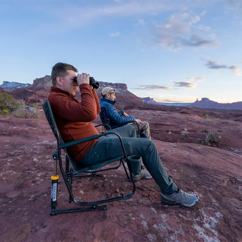 Patented Spring-Action FirePit Rocker - Choice 737 - RoadTrip Rocker Smooth Motion Camp Chair Detail