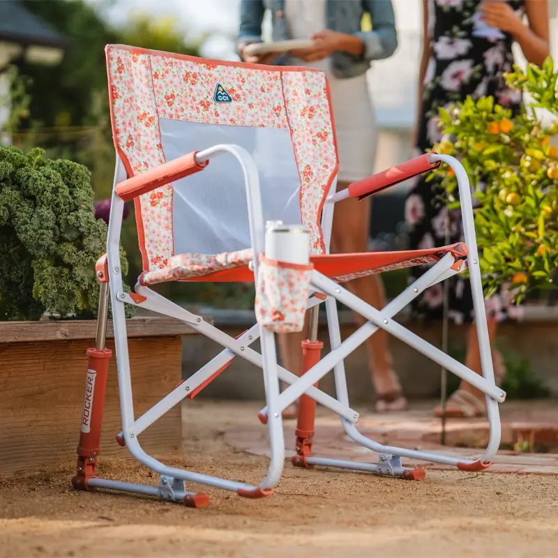 Patented Spring-Action Freestyle Rocker - Choice 711 - RoadTrip Rocker Smooth Motion Camp Chair Detail
