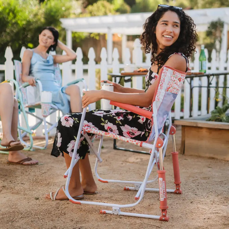 Patented Spring-Action Freestyle Rocker - Choice 711 - RoadTrip Rocker Smooth Motion Camp Chair Detail