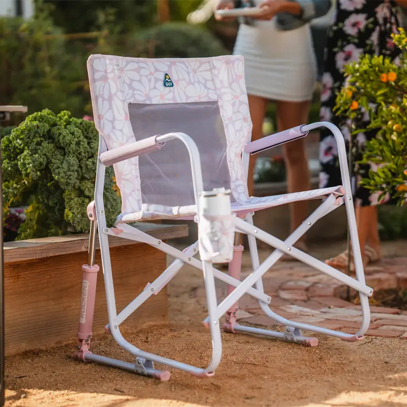 Patented Spring-Action Freestyle Rocker - Choice 711 - RoadTrip Rocker Smooth Motion Camp Chair Detail