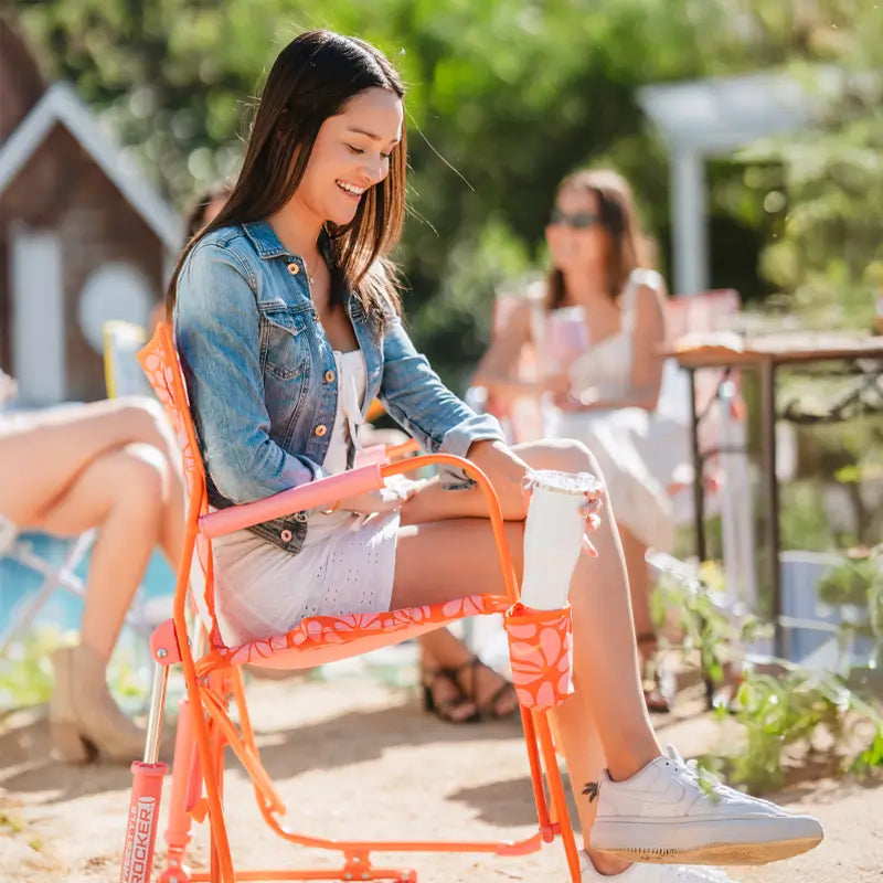 Patented Spring-Action Freestyle Rocker - Choice 711 - RoadTrip Rocker Smooth Motion Camp Chair Detail