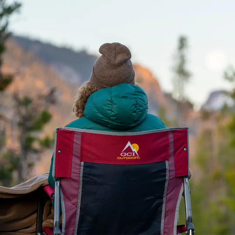 Patented Spring-Action Freestyle Rocker - Choice 711 - RoadTrip Rocker Smooth Motion Camp Chair Detail