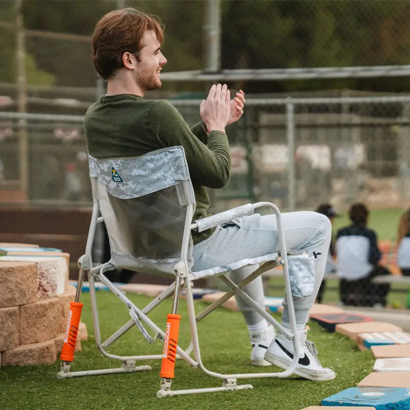Heavy-Duty Freestyle Freestyle Rocker Elite - Choice 460 - Patented Spring-Action Rocking Chair for Camping Detail
