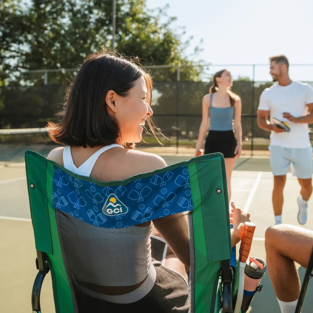 Smooth Motion Stowaway Rocker - Choice 794 - Freestyle Rocker Portable Outdoor Folding Chair Detail