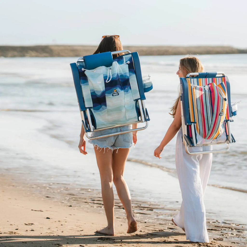 Sand-Friendly Backpack Beach Chair - Choice 709 - Rust-Resistant Aluminum Sand-Friendly Lounge Chair Detail