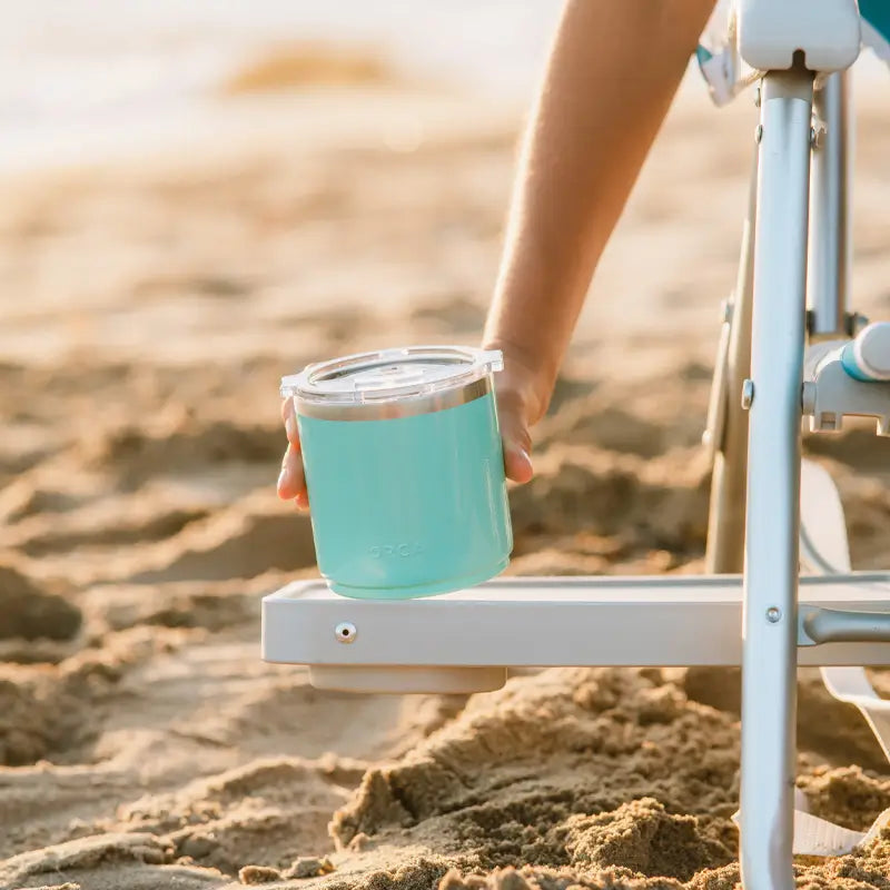 Rust-Resistant Aluminum Big Surf with Slide Table - Choice 334 - Rust-Resistant Aluminum Sand-Friendly Lounge Chair Detail