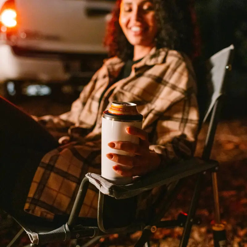 Premium All-Weather Kickback Rocker - Choice 345 - Freestyle Rocker Portable Outdoor Folding Chair Detail