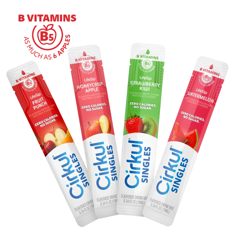 Vitamin-Infused 16-Pack  Singles LifeSip Bundle TIN3 - Zero-Calorie Multi-Flavor Sip Pods for Water Bottle - Default Title