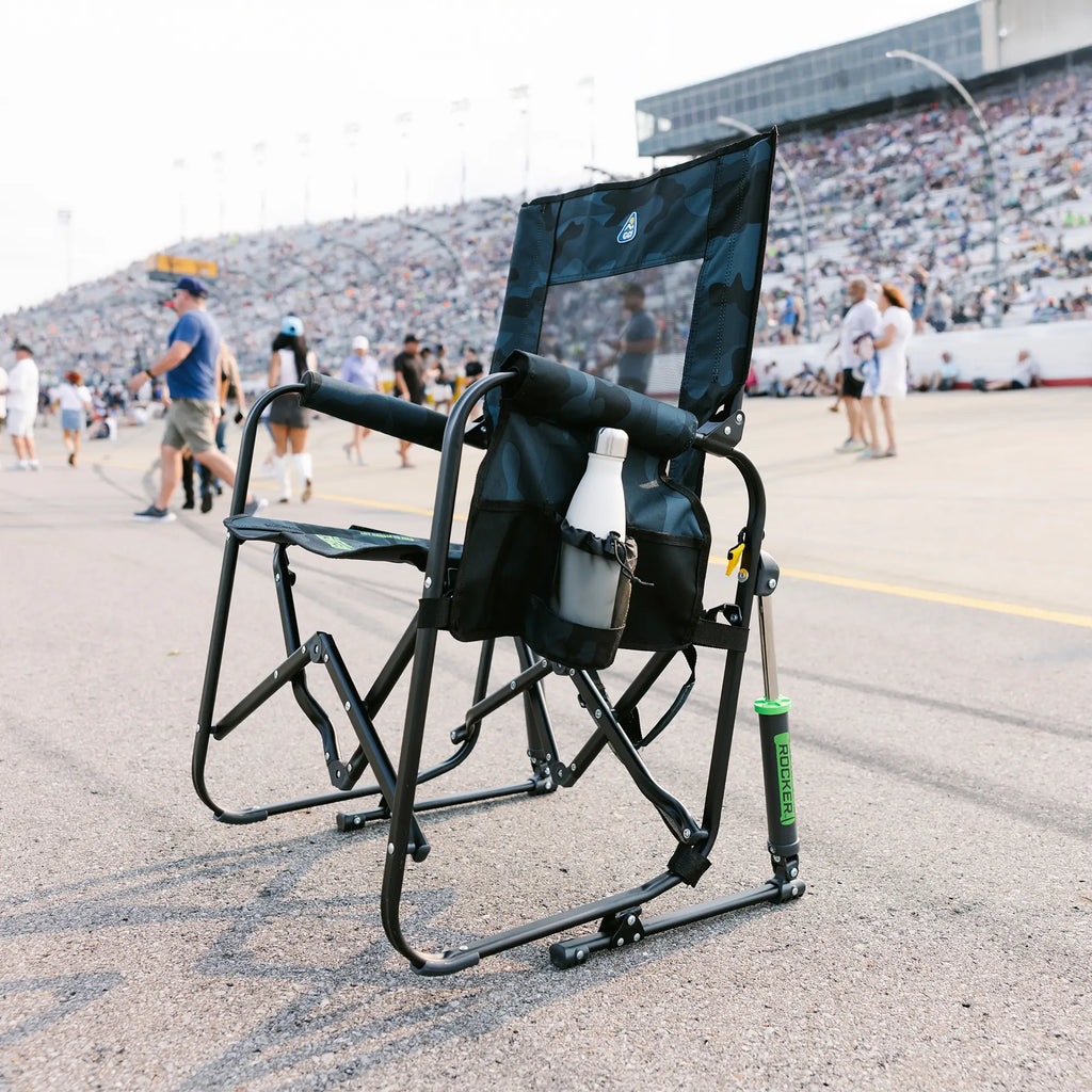 Smooth Motion Stowaway Rocker - Choice 794 - Freestyle Rocker Portable Outdoor Folding Chair Detail