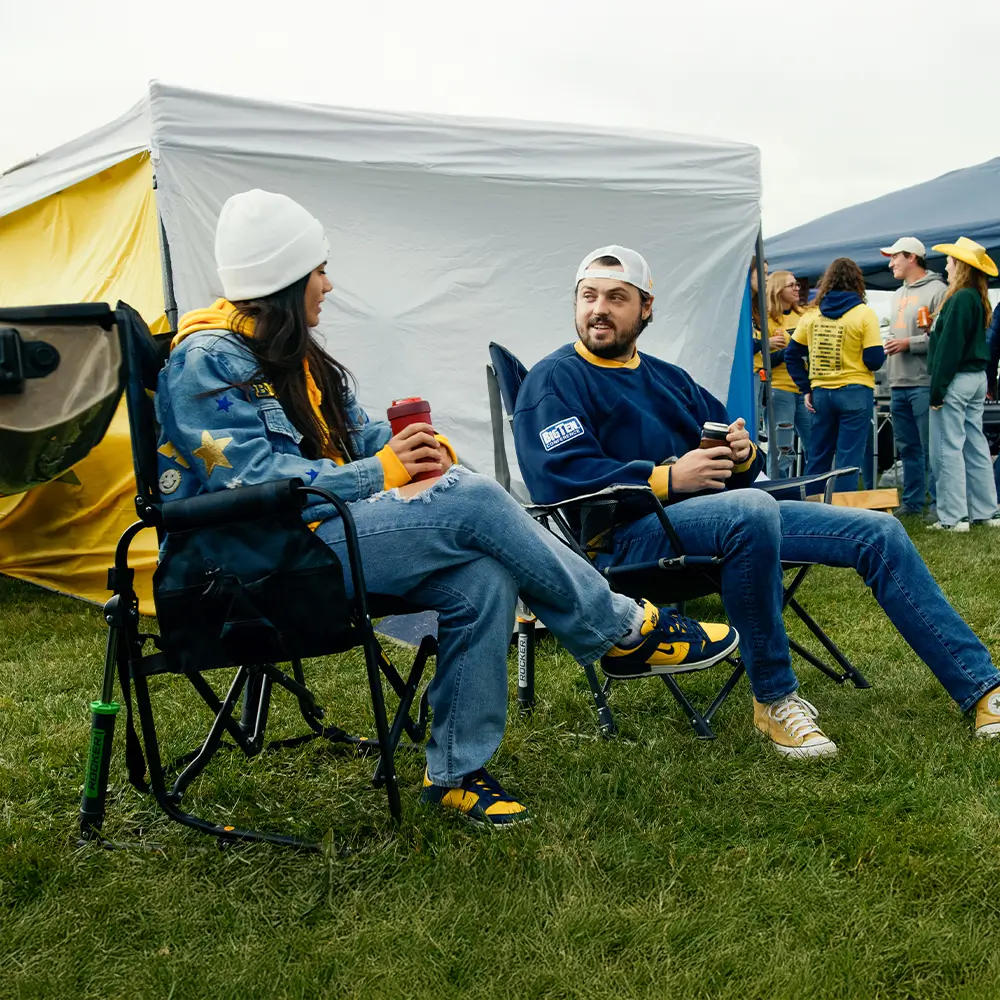 Smooth Motion Stowaway Rocker - Choice 794 - Freestyle Rocker Portable Outdoor Folding Chair Detail