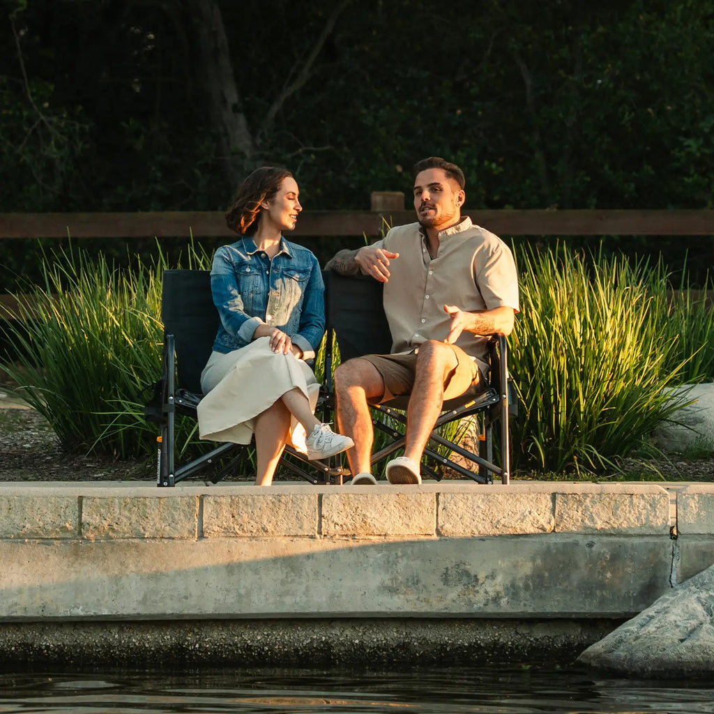 Patented Spring-Action Tandem Rocker - Choice 227 - Patented Spring-Action Rocking Chair for Camping Detail