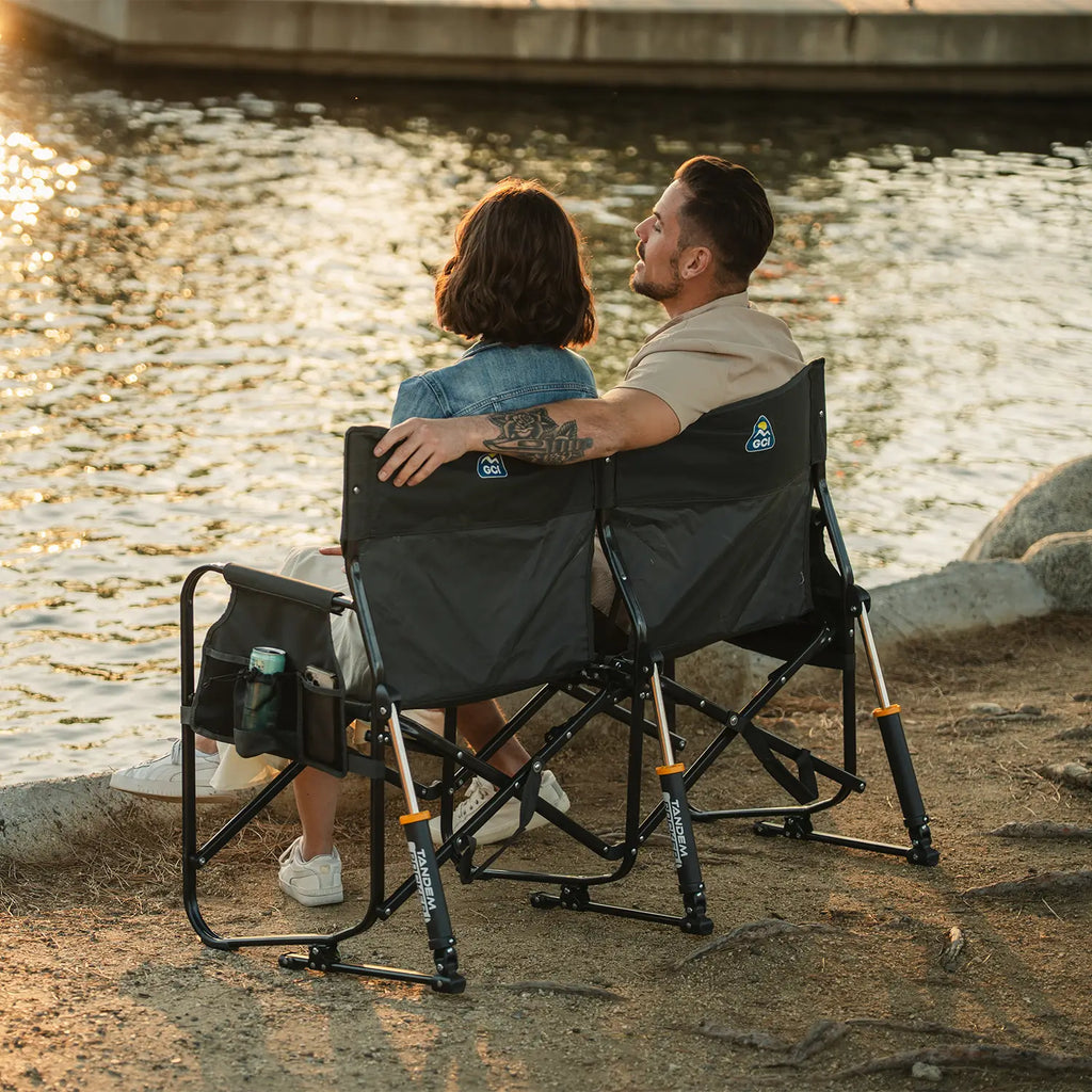 Patented Spring-Action Tandem Rocker - Choice 227 - Patented Spring-Action Rocking Chair for Camping Detail