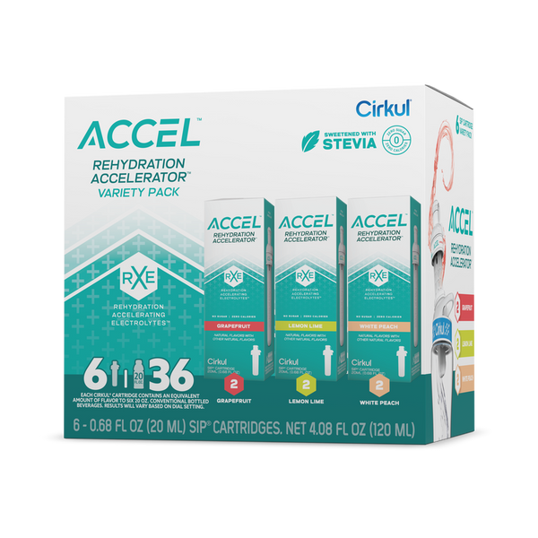 Refreshing Electrolyte Accel 6-Pack Variety Pack IZ9I - Vitamin-Infused Natural Refreshing Flavor Core - Default Title