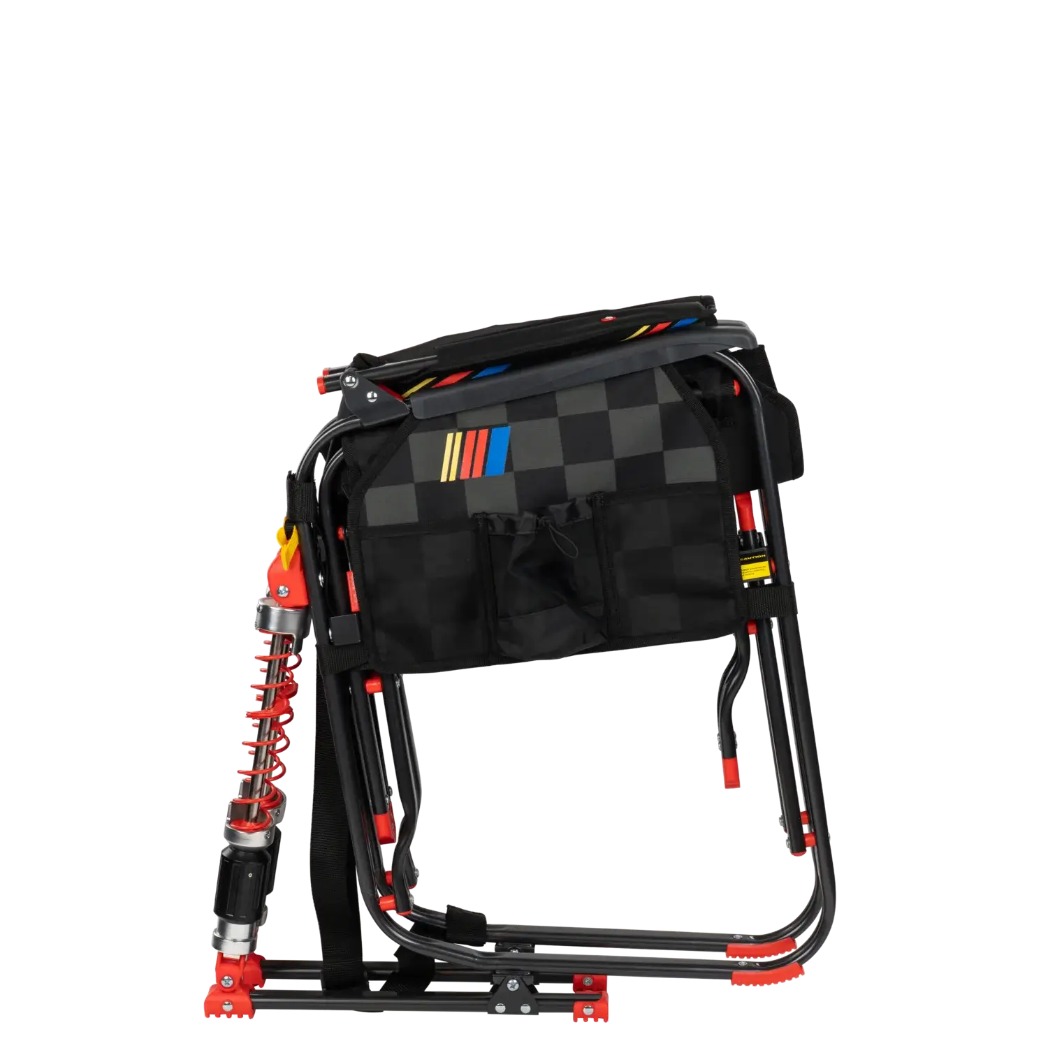 Premium All-Weather Adjustable Rocker - NASCAR - Choice 899 - Patented Spring-Action Rocking Chair for Camping Detail