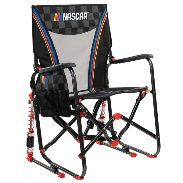 Premium All-Weather Adjustable Rocker - NASCAR - Choice 899 - Patented Spring-Action Rocking Chair for Camping - Default Title