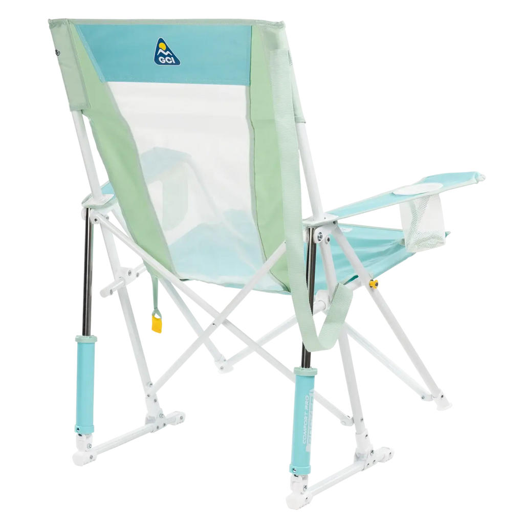Luxury Camp Comfort Pro Rocker - Choice 375 - Patented Spring-Action Rocking Chair for Camping Detail