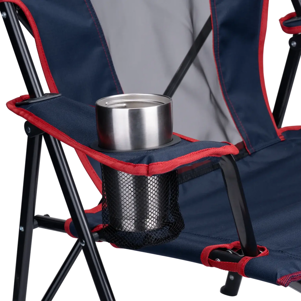 Telescoping Frame Comfort Quad Chair - Choice 989 - Space-Saving Micro-Folding Chair for Backpacking Detail