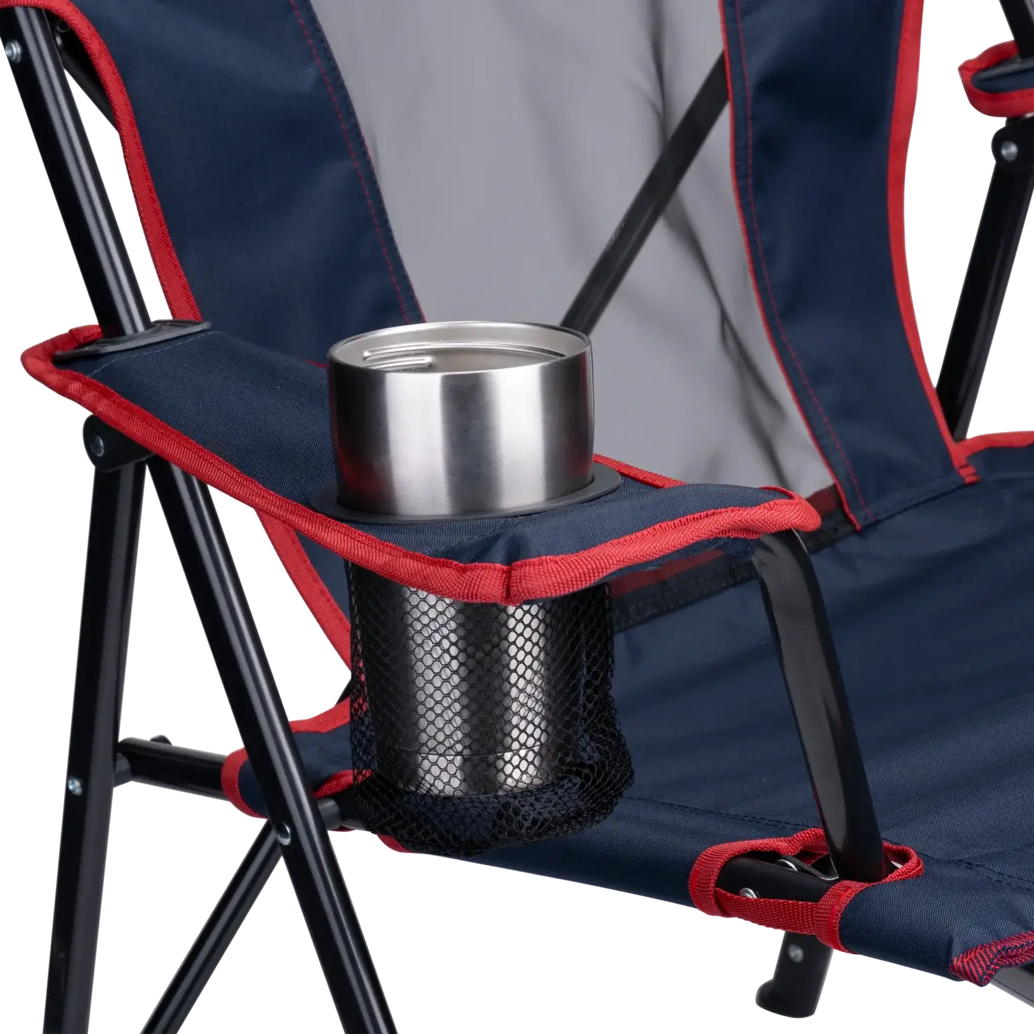 Telescoping Frame Comfort Quad Chair - Choice 989 - Space-Saving Micro-Folding Chair for Backpacking Detail
