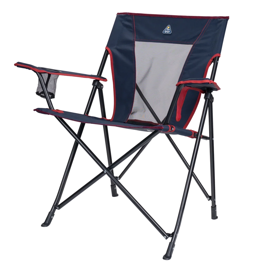 Telescoping Frame Comfort Quad Chair - Choice 989 - Space-Saving Micro-Folding Chair for Backpacking Detail