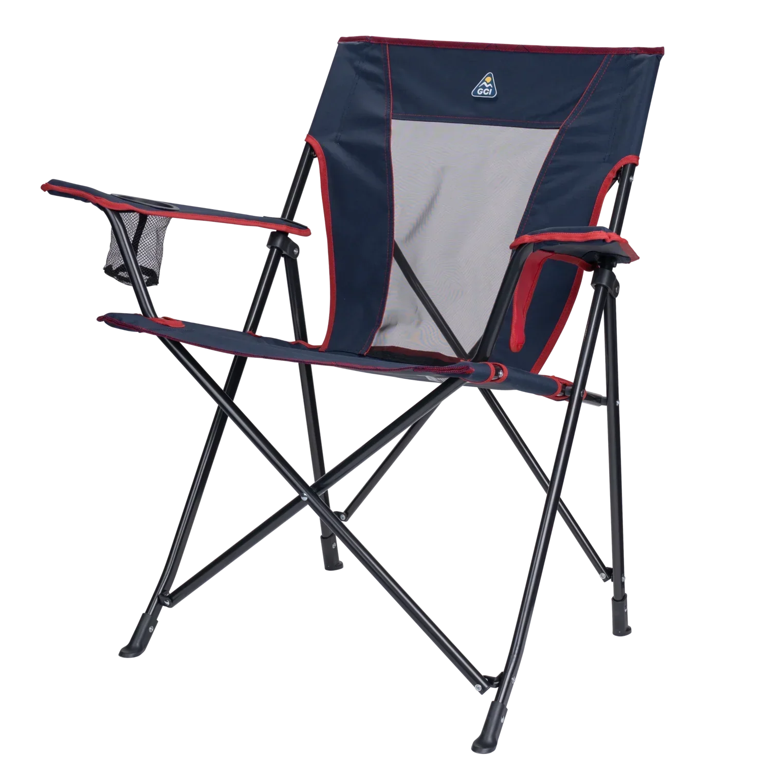 Telescoping Frame Comfort Quad Chair - Choice 989 - Space-Saving Micro-Folding Chair for Backpacking Detail