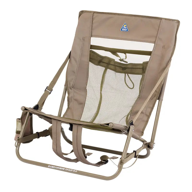 Low-Profile Everywhere Chair 2 - Choice 656 - Portable Heavy-Duty Low Boy Chair for Ocean Side Detail