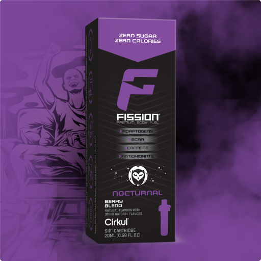 Refreshing Electrolyte Fission Nocturnal VZ4F - Zero-Calorie Multi-Flavor Sip Pods for Water Bottle - Default Title