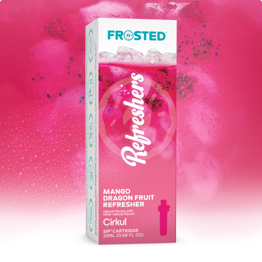 Zero-Calorie Frosted Mango Dragon Fruit Refresher 5X1T - Electrolyte Hydration Enhanced Taste Cartridges - Default Title
