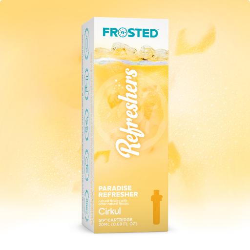 Refreshing Electrolyte Frosted Paradise Refresher ZZUE - Electrolyte Hydration Enhanced Taste Cartridges - Default Title