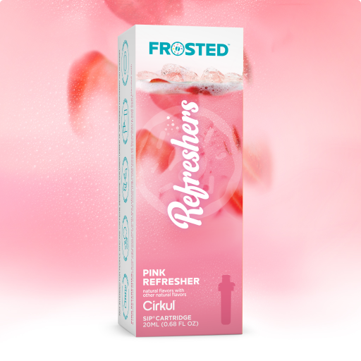 Vitamin-Infused Frosted Pink Refresher XVWE - Zero-Calorie Multi-Flavor Sip Pods for Water Bottle - Default Title