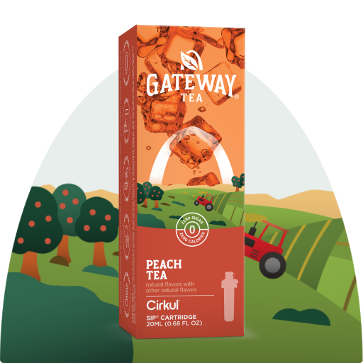 Refreshing Electrolyte Gateway Peach Tea 97HL - Vitamin-Infused Natural Refreshing Flavor Core - Default Title