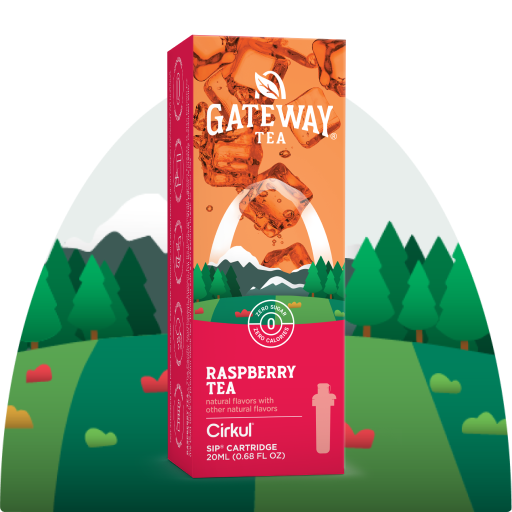 Sugar-Free Gateway Raspberry Tea TVCT - Sugar-Free Fruit Flavor Cartridge Refill - Default Title