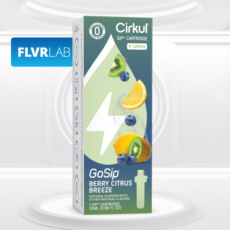 Refreshing Electrolyte GoSip Berry Citrus Breeze 2YHA - Zero-Calorie Multi-Flavor Sip Pods for Water Bottle Detail