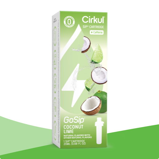 Vitamin-Infused GoSip Coconut Lime WWKC - Electrolyte Hydration Enhanced Taste Cartridges - Default Title