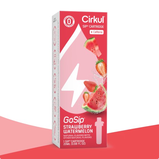 Zero-Calorie GoSip Strawberry Watermelon 9PPX - Zero-Calorie Multi-Flavor Sip Pods for Water Bottle - Default Title