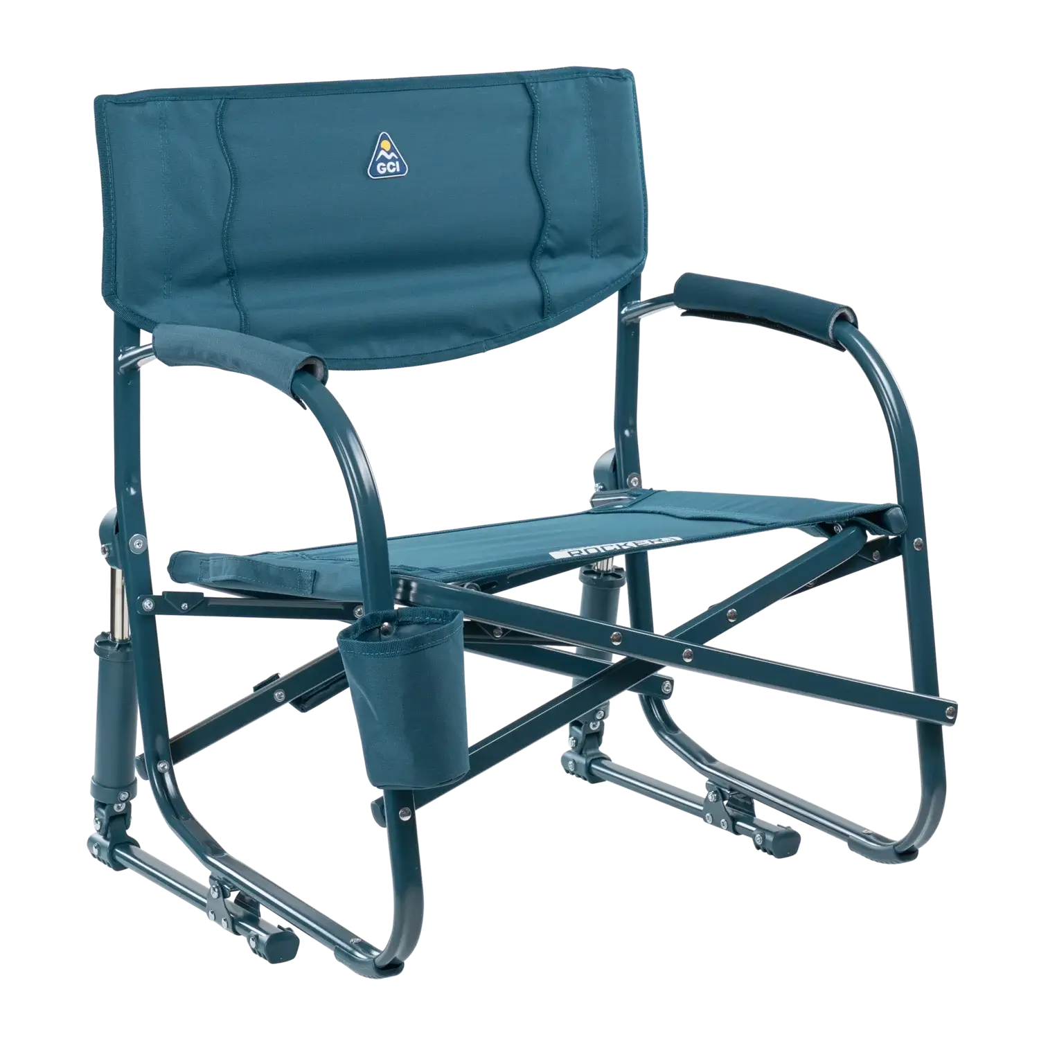 Heavy-Duty Freestyle Grab & Go Rocker - Choice 551 - Freestyle Rocker Portable Outdoor Folding Chair - Teal