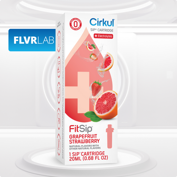 Refreshing Electrolyte FitSip Grapefruit Strawberry QAST - Vitamin-Infused Natural Refreshing Flavor Core - Default Title