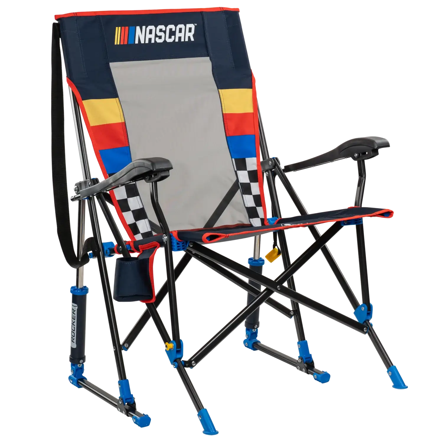 Smooth Motion RoadTrip Rocker - NASCAR For Him - Choice 453 - Patented Spring-Action Rocking Chair for Camping - Default Title