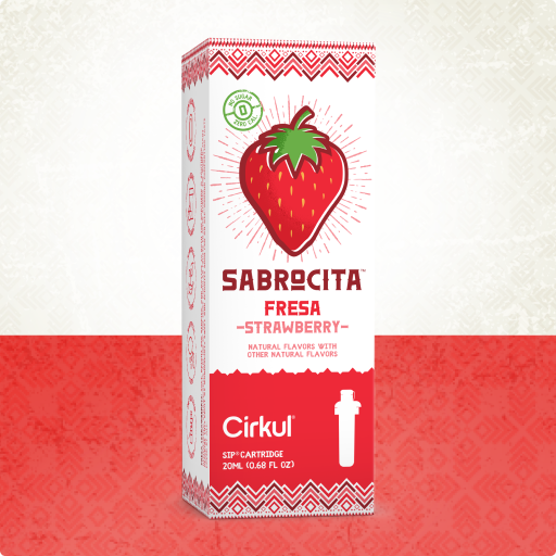 Zero-Calorie Sabrocita Strawberry 3QID - Vitamin-Infused Natural Refreshing Flavor Core - Default Title