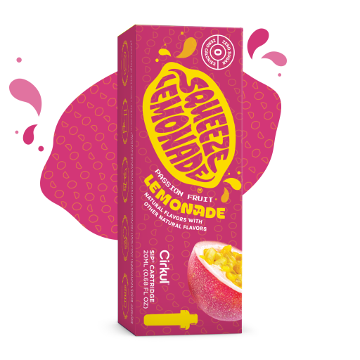 Zero-Calorie Squeeze Passion Fruit Lemonade 2Z80 - Zero-Calorie Multi-Flavor Sip Pods for Water Bottle - Default Title