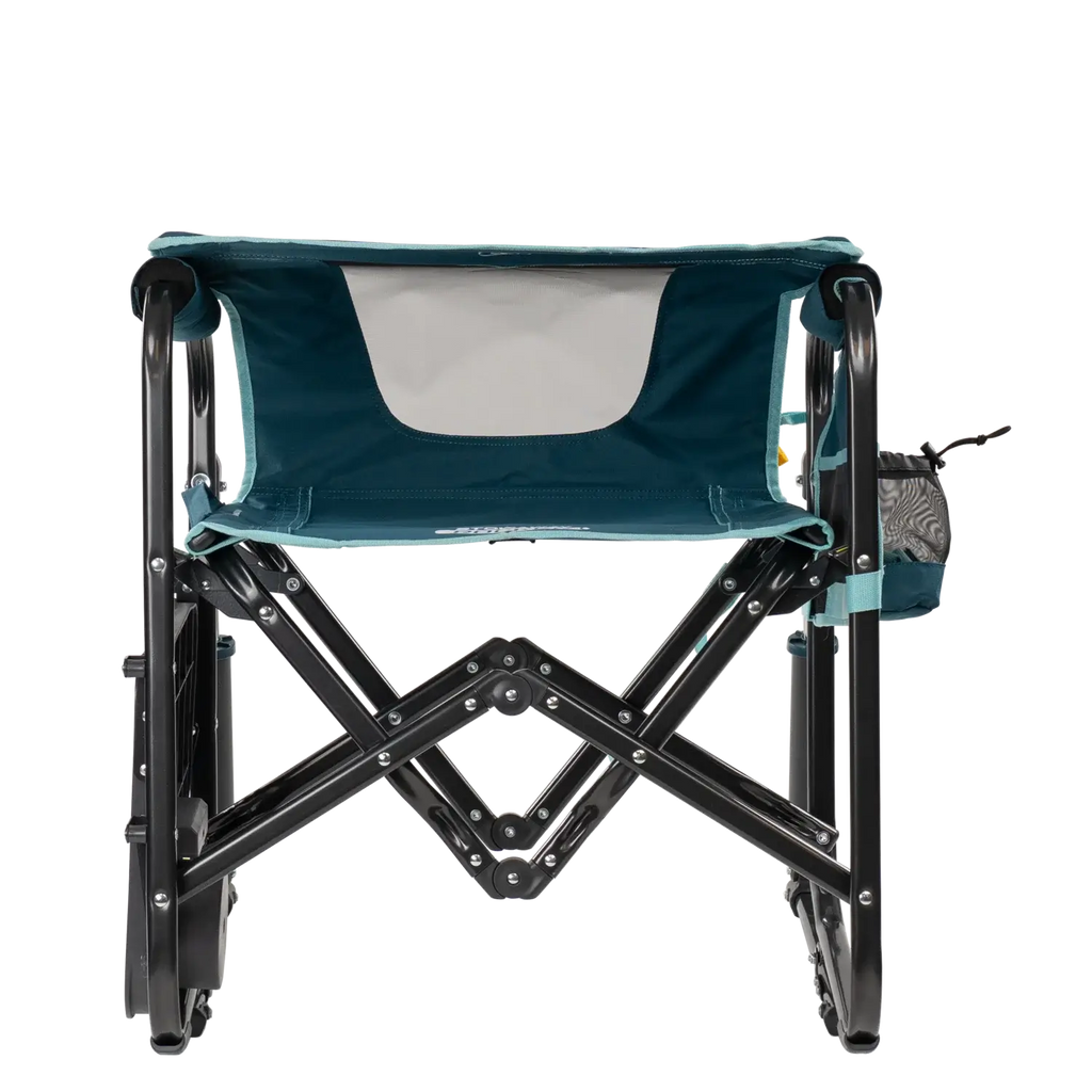 Premium All-Weather Stowaway Rocker with Side Table - Choice 253 - RoadTrip Rocker Smooth Motion Camp Chair Detail