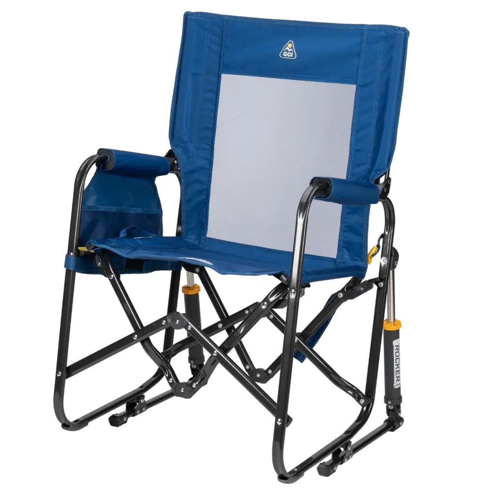 Smooth Motion Stowaway Rocker - Choice 794 - Freestyle Rocker Portable Outdoor Folding Chair Detail