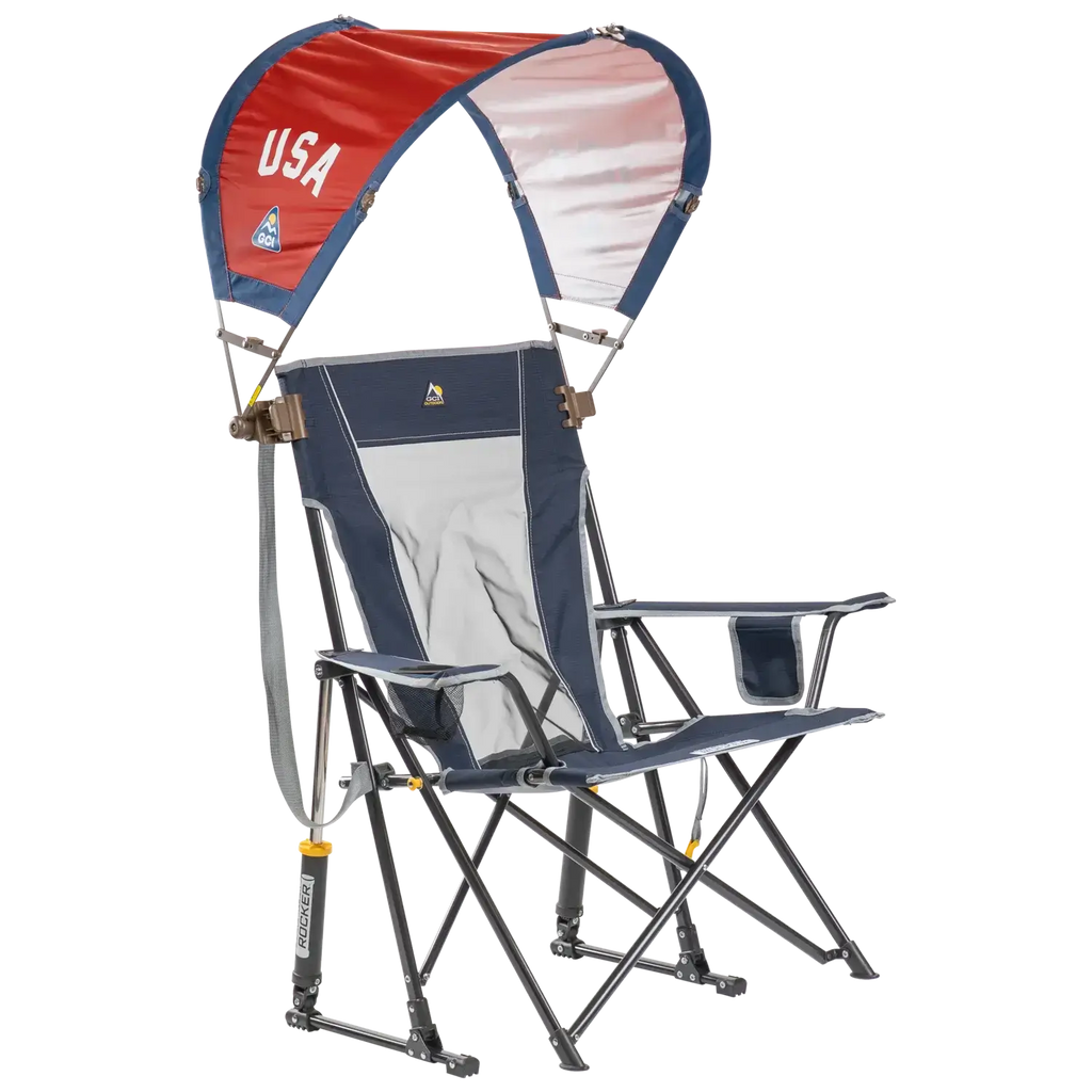 Premium All-Weather SunShade Accessory - USA Anniversary Deluxe - Choice 917 - Portable Beach Canopy with Adjustable Shade Angle Detail