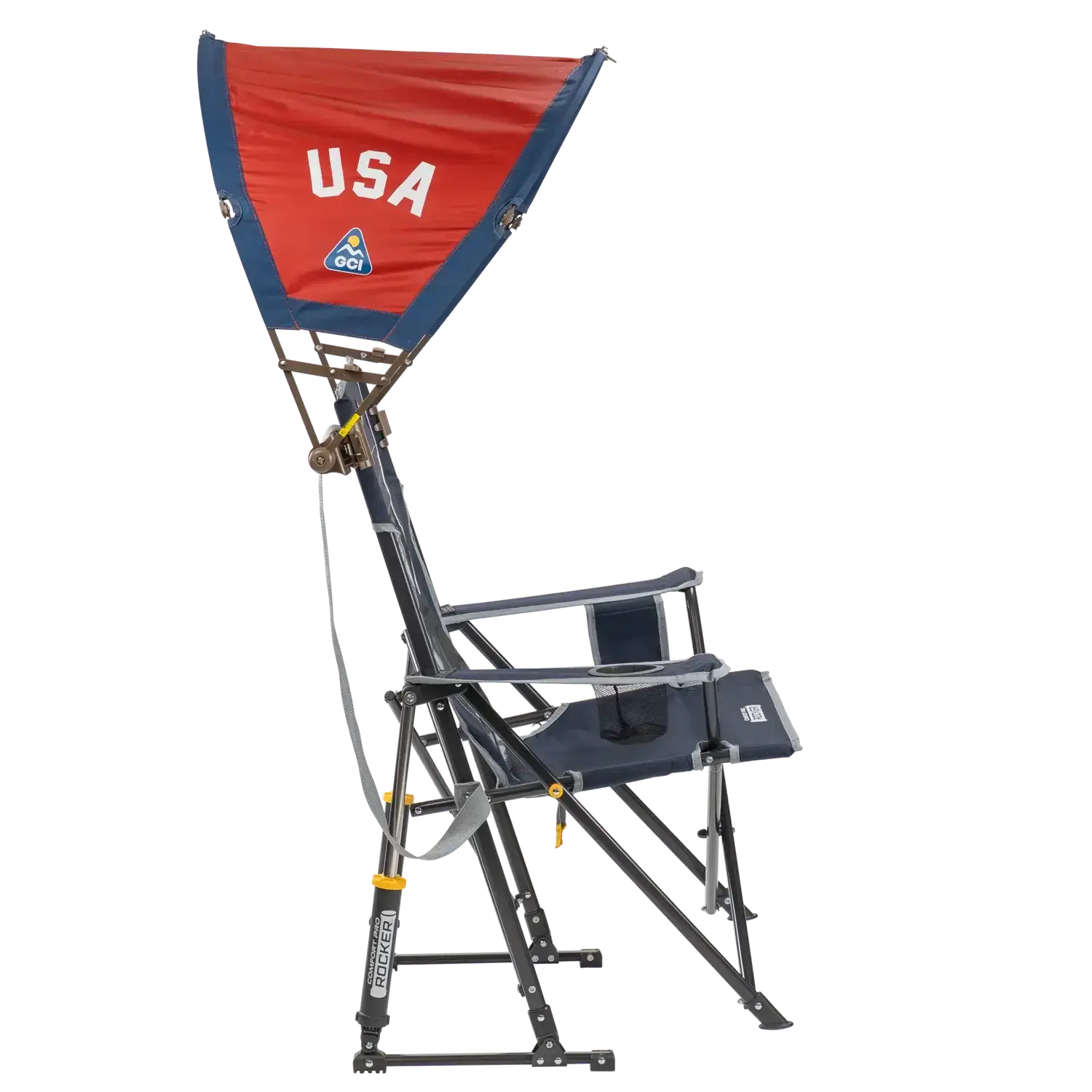 Premium All-Weather SunShade Accessory - USA Anniversary Deluxe - Choice 917 - Portable Beach Canopy with Adjustable Shade Angle Detail