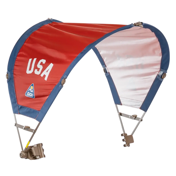 Premium All-Weather SunShade Accessory - USA Anniversary Deluxe - Choice 917 - Portable Beach Canopy with Adjustable Shade Angle - Default Title